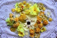 Flower Mixed Pack LEMON – YELLOW 1-10 cm – 45 flowers Mixed brands WMF