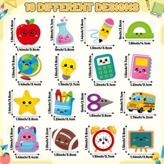 Back to School Sticker – 1000Pcs Back to School Stickers in 2 Rolls Cute Cart…