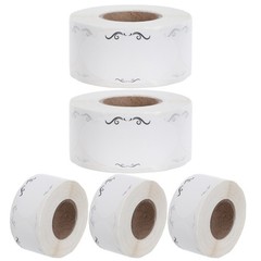 Blank Writable Stickers on Roll White Self Adhesive Labels for Easy Note Taking
