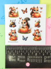 Mini Squirrels & Pumpkins Mini Sticker Sheet