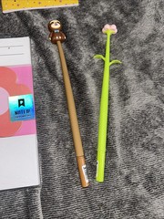 Pipsticks Stationary Lot! Brand New!! Sticky Note Pens Card Travelers Notebook