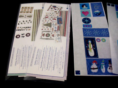 Lot of Stickers, Christmas, Cheer. Whimsy, Twinkle, Holly Days, Dazzle.