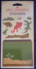 Vintage Mrs Grossmans Stickers Terrarium Reptiles 2003 Sealed Y2K NOS 3 Sheets