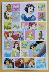 Disney, Princess Sticker Single Sheet