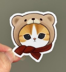 18 Mofusand Cat Stickers – Cute Japanese Aesthetic Waterproof vinyl Kawaii