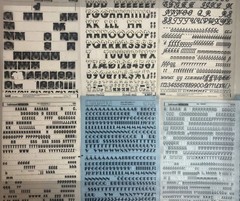 Letraset Letters Numbers Lot Of 85+ Sheets Many Fonts/Sizes + Chartpak Formatt
