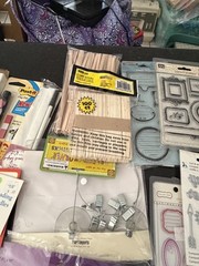 Huge Mixed Scrapbooking Craft Supply Lot K&Co Embellishments Shrink Film NOS