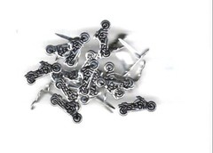 MINI MOTORCYCLE SCRAPBOOKING DECORATIVE BRADS EYELET OUTLET 8 PCS