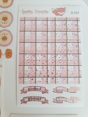 Happie Scrappie Planner Kit Notebook Journal Pin Stickers Vellum Paper Winter