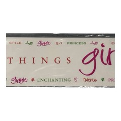 Deja Views All Things Girly Wonderful Words Rub-Ons Scrapbook Crafts NEW