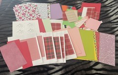 Miscellaneous Scrapbooking Card Making Paper Different Sizes