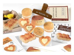 Memo Paper 30pcs Baked Bread Theme Diy Collage Decorative Scrapbooking Material