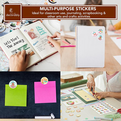 1100 Kindness Stickers for Kids – 44 Sheets with 10 Colorful Designs