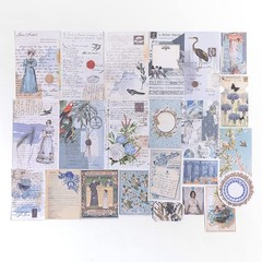 Alideco 200pcs Scrapbook Paper Kit Kawaii Vintage Botanical Flowers Scrapbook…