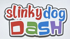 Slinky Dog Dash Title Die Cut Disney World Embellishment Scrapbook