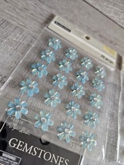 Sticker Lot Flowers Scrapbooking 3D Stickers Floral Gemstone Spring Jolee’s #119