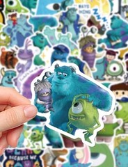 20 MONSTERS INC RANDOM ASSORTED 2″ STICKERS LABELS DISNEY PARTY FAVOR GIFT MOVIE