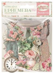Stamperia HOUSE OF ROSES Adhesive Ephemera Garden 45pc DFLCT80