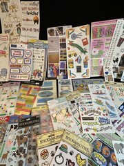Scrapbooking Stickers Huge LOT of 120 All NEW Packs Variety Cardmaking Stickers