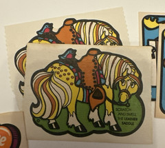 13 Vintage Mello Smello Stickers ’80s Scratch and Smell Orange Chocolate Roses +