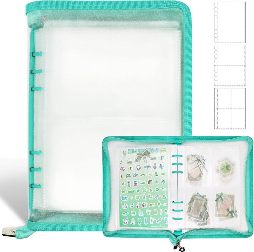 Sticker Organizer Binder Sticker Storage Album A5 Sticker Book Collecting Album