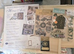 US Army Scrapbook Lot Of 5 WWII Army Uniform Tank Jeep Paper Packet Die Cast