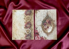 Dark Gothic Romance Junk Journal Kit Vintage Ephemera Victorian Scrapbook 77 Pcs