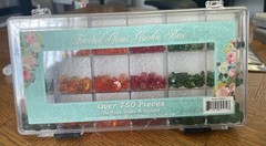 3 Birds Design Faceted Gems Goodie Box Over 750 Pcs Estate Collection