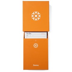 Notsu Centre Rise To Do List Card Planner Box Stand Set | 50 Foldable To-Do