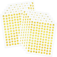 0.3″ Diameter Gold Star Stickers – 5400 Pcs, 50 Sheets – Reward Stickers for …