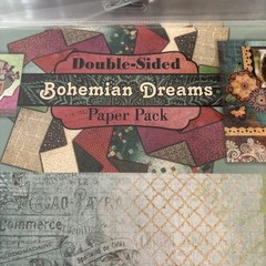 hot off the press scrapbooking Pages ,Double Sided Bohemian Dreams Paper Pack