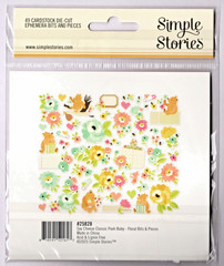 Simple Stories CLASSIC POOH BABY FLORAL BITS (49pc) DIE-CUTS scrapbooking