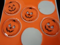 Vintage Amscan Halloween 3D Google Eye Jack-O-Lantern Stickers