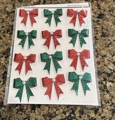 Lot of 14 Hobby Lobby CHRISTMAS Embellishments Scrapbook Cards Open Packages
