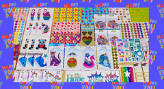 Stickers Bundle Cartoons Lot 29+ Fun Themes Seasons Teens Teachers, Boys Girls