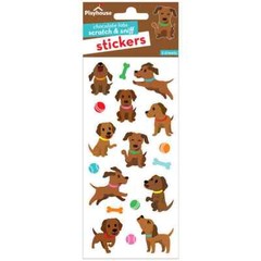 2 Sheets Chocolate Labs Scratch & Sniff Stickers Papercraft Party Favors Crafts