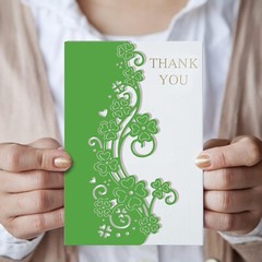 Carbon Steel Die Cut Set: 7 Floral Borders and Festive Fonts for Crafts