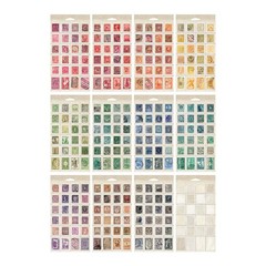 Tim Holtz Iddeaology Postmarked Sticker Book Multicolor