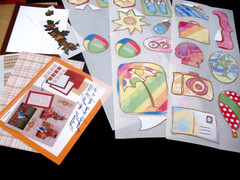 Lot Stickers, Gazebo, Beige Mini ABC&Monograms, Earthtones& Autumn Photomats