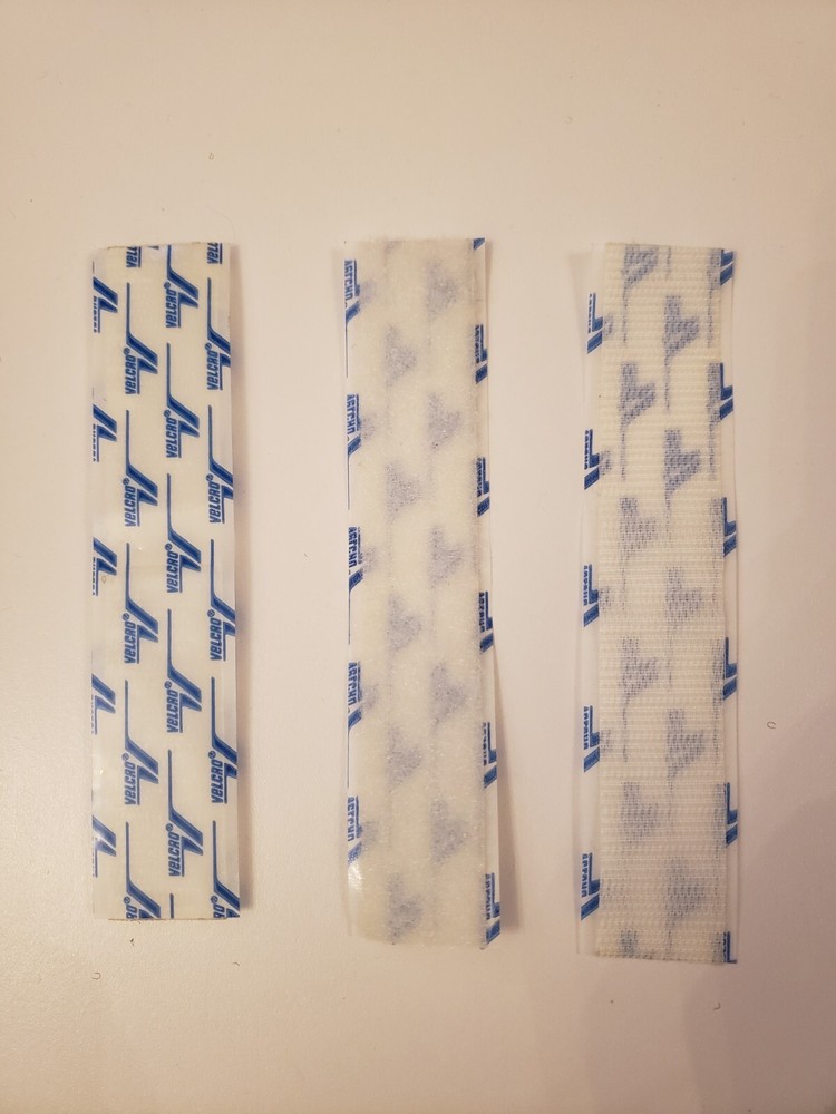VELCRO Brand High-Tack Self Adhesive Strip White 1×6″ – 3pc per pk 18 inches TL