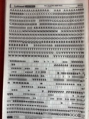 3 Letraset INSTANT LETTERING Transfer Letters 24 pt Palatino Semi-Bold 1