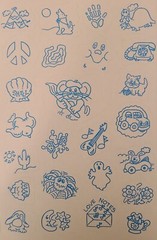 8 Sheets/Stickers To Color 6″x9″ Sticker Sheet Craft/Scrapbook/Embellishment#147