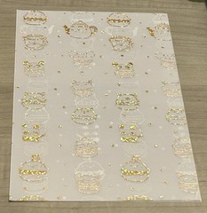 New Happie Scrappie Tea Party Vellum Full Sheet