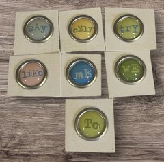 Metal Embellishmentss, Clips & Words Lot Scrapbooking Crafts