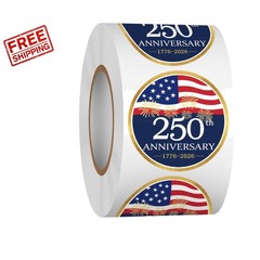 Patriotic 500 PCS 1.5-Inch Stickers for 250th Anniversary Celebrations & Events