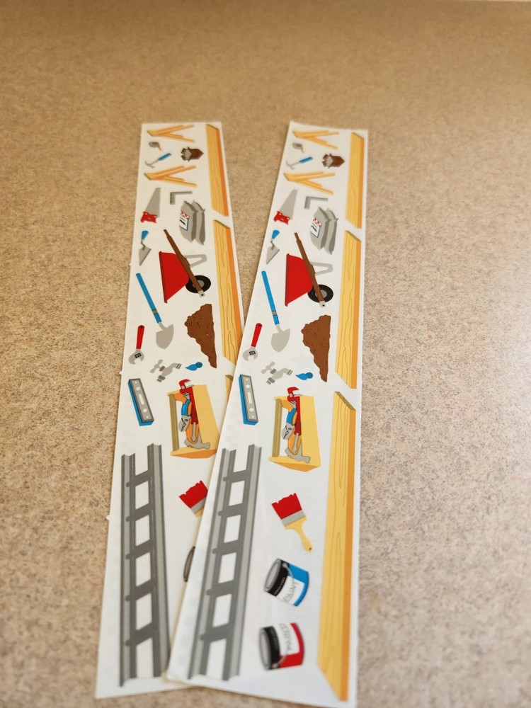 Mrs. Grossman’s~Home Improvement~Set of 2 Vintage Design Lines Stickers