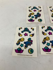 LOT OF 5 Vintage 1984 Morgan Mark 1 «I Love..» Scratch N Sniff Tattoo Stickers