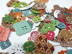 Bulk Lot #46 Scrapbook Embellishment Craft Chipboard Wood Metal Charms 700+ pcs