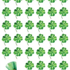 Violette Stickers – Mini Shamrocks – 1 Four Leaf Clover Sticker Sheet – Planners
