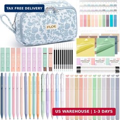 62PCS Aesthetic School Supplies Cute Back to School Supplies Stationary Set | Co